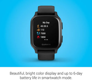 Garmin 010-02173-11 Venu, GPS Smartwatch with Bright Touchscreen Display