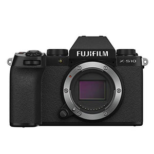 Fujifilm X-S10 Mirrorless Digital Camera, Black  Octopus Tripod and Accessories