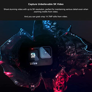 GoPro HERO9 Black - E-Commerce Packaging - Waterproof Action Camera with Front LCD