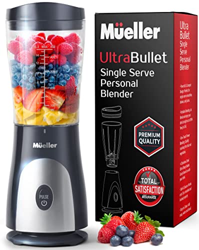 Mueller Ultra Bullet Single Serve Personal Blender for Shakes and Smoothie 15.2 oz