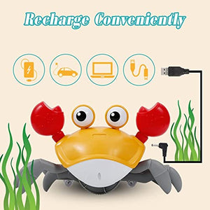 Baby Crawling Crab Music Toy - Interactive Learning Development Toy