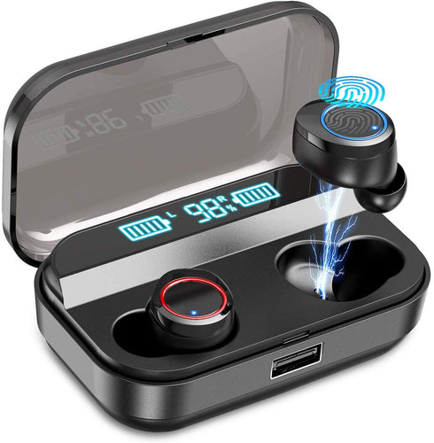 Wireless Earbuds Bluetooth 5.0 Earbuds with 3000 mAh Charging Case