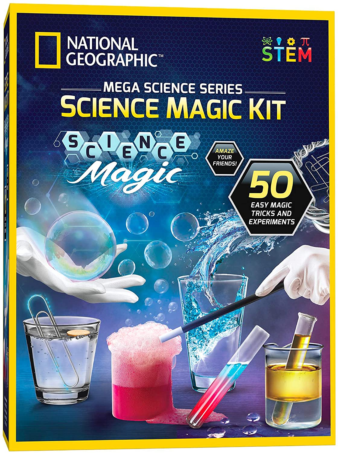 National Geographic Science Magic Kit - Perform 20 Unique Science Experiments