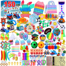 Load image into Gallery viewer, Assorted Fidget Toy Pack, Stress Anxiety Relief Tools Bundle for Kids Adults, Sensory , Autistic ADHD Toys,  Push Bubbles