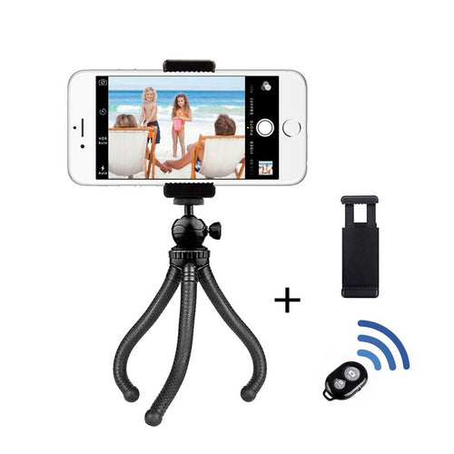 Portable Tripod Flexible Mini Mobile Phone Bracket Monopod Selfie Stick