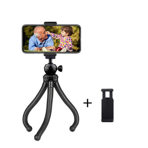 Portable Tripod Flexible Mini Mobile Phone Bracket Monopod Selfie Stick